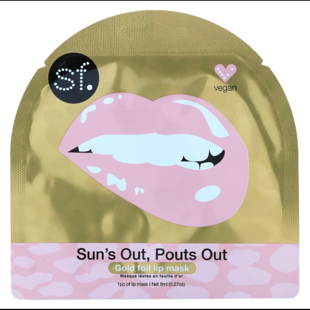 SFGlow Sun's Out, Pouts Out, Gold Foil Lip Masks